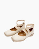 Elegant-Cross-Strap-Ballet-Flat-leather-Loafers