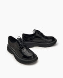 Patent-Leather-Carved-Platform-Loafers-penny-chunky