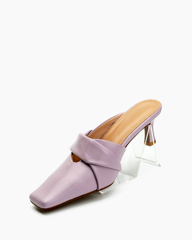 Temperament Minimalist Kitten Heel Mules