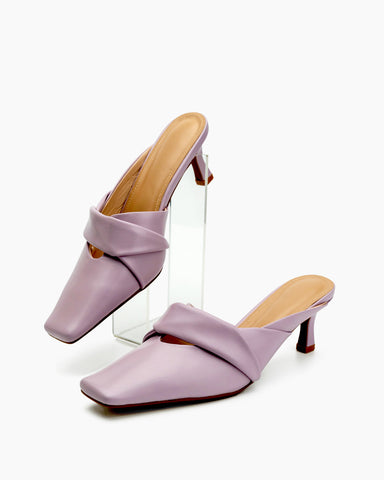 Temperament Minimalist Kitten Heel Mules