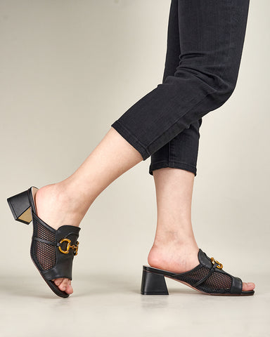 Horsebit-Classic-Metal-Buckle-Square-Toe-Hollow-Out-Wedge-Sandals