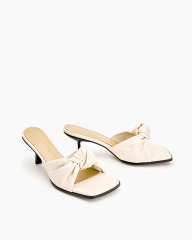 Bow-tie-Twist-Design-Stiletto-Kitten-Heel-Mules-Sandals