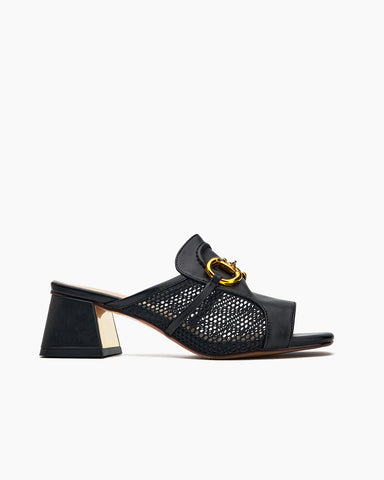 Horsebit-Classic-Metal-Buckle-Square-Toe-Hollow-Out-Wedge-Sandals