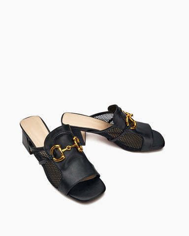 Horsebit-Classic-Metal-Buckle-Square-Toe-Hollow-Out-Wedge-Sandals