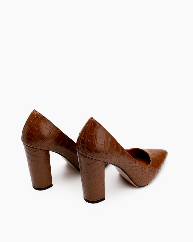 Giaro STACKSTAND BROWN MATTE KNEE BOOTS - Shoebidoo Shoes | Giaro high heels