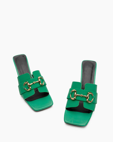 Horsebit-Classic-Metal-Buckle-Minimalist-Kitten-Heel-Leather-Sandals