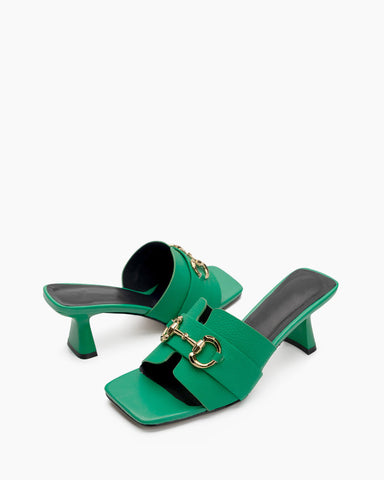 Horsebit-Classic-Metal-Buckle-Minimalist-Kitten-Heel-Leather-Sandals
