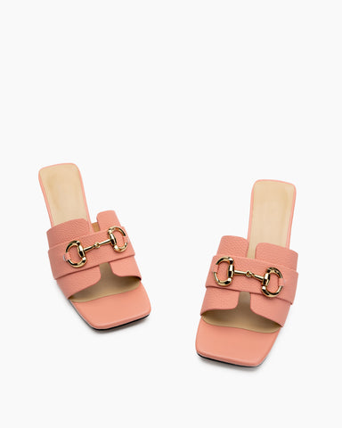 Horsebit-Classic-Metal-Buckle-Minimalist-Kitten-Heel-Leather-Sandals
