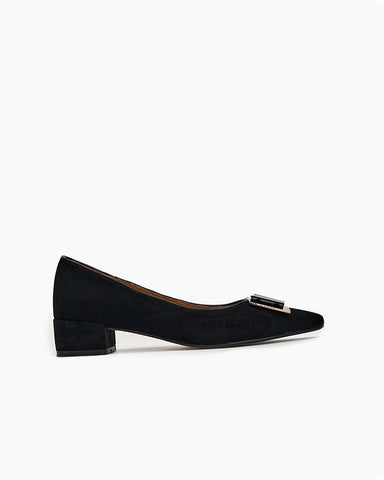 Zebra Print Matching Color Pointed Toe Loafers