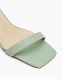 Thin Strap Pearl Decor Sandals