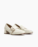 Metal-Buckle-Temperament-Chunky-Heel-Loafers-Leasther-Square-Toe