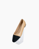 Colorblock-Patchwork-Flat-Mid-Heel-Small-splicing-Shallow-Mouth-Loafers