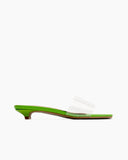 Squared PVC Transparent Sandals
