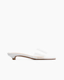 Squared PVC Transparent Sandals