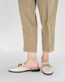 Metal-Chain-Decor-Backless-Flat-Mules-Square-Toe