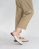 Metal-Chain-Decor-Backless-Flat-Mules-Square-Toe