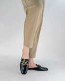 Metal-Chain-Decor-Backless-Flat-Mules-Square-Toe