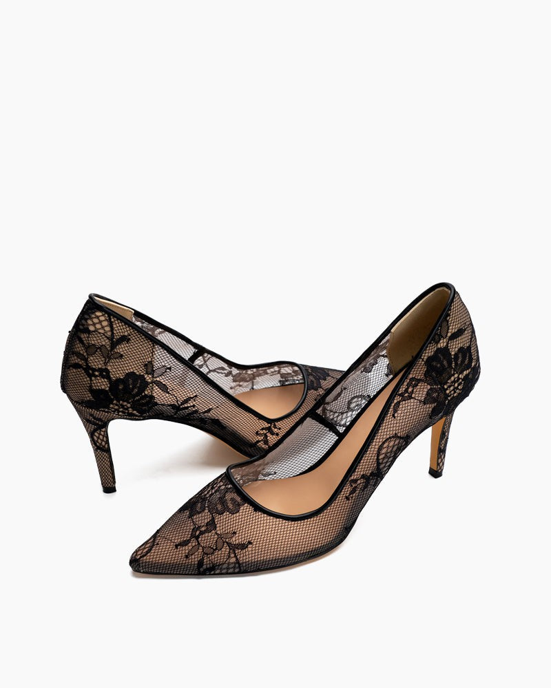 Lace-Mesh-Floral-Embroidered-Stiletto-Heels-Pointed-Toe-Pump