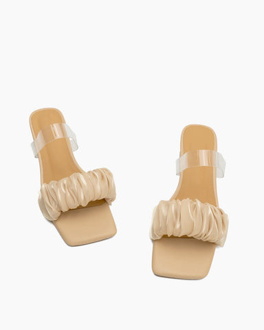 Mesh-Transparent-Chunky-Heel-Sandals