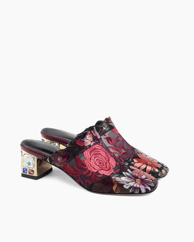 Embroidery-leather-Elegant-Flowers-Slip-on-Wedge-Slippers-Mules