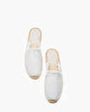 Solid Color Minimalist Espadrille Flat Mules