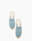 Solid Color Minimalist Espadrille Flat Mules