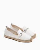 Horsebit-Classic-Metal-Buckle-Slip-On-Espadrilles-Flat-Loafer