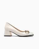 Horsebit-Patent-Leather-Mid-Heel-Shallow-Mouth-Loafers