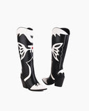 Two Tone Pointed Toe Western Boots
