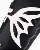 Two Tone Pointed Toe Western Boots