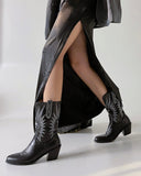 Pointed-Toe-Embroidered-Detail-Western-Boots