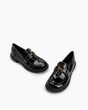 Black-Horsebit-Buckle-Designer-Platform-Loafers