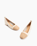 Minimalist-Splicing-Square-Toe-loafers-flat
