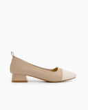 Minimalist-Splicing-Square-Toe-loafers-flat