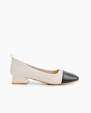 Minimalist-Splicing-Square-Toe-loafers-flat