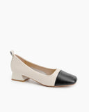 Minimalist-Splicing-Square-Toe-loafers-flat