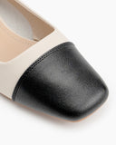 Minimalist-Splicing-Square-Toe-loafers-flat
