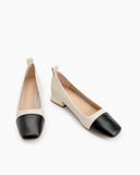 Minimalist-Splicing-Square-Toe-loafers-flat