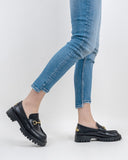 Horsebit-Bee-Embroidery-Platform-Leather-Chunky-Loafers