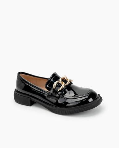Chain-Lightweight-Slip-on-Flat-Penny-Loafers