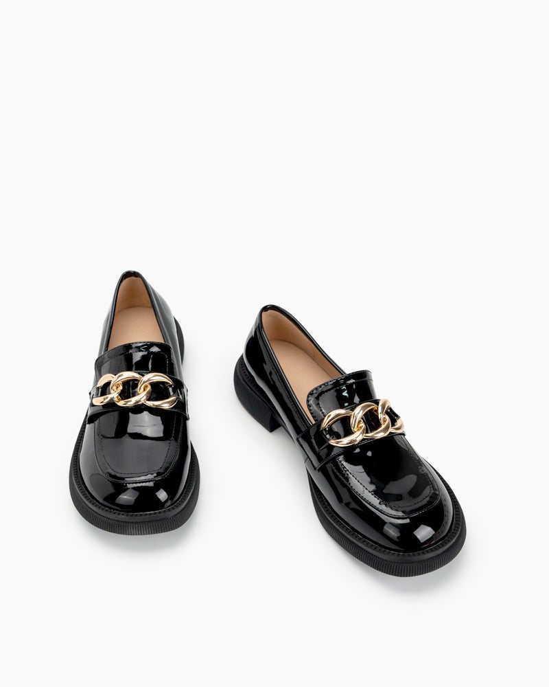 Chain-Lightweight-Slip-on-Flat-Penny-Loafers