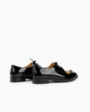 Patent-Leather-Bee-Pattern-Loafers-oxford