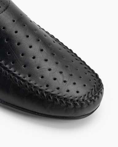 Breathable-Punching-Premium-Genuine-Leather-Loafers