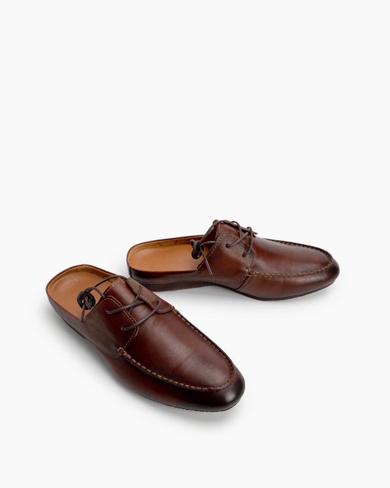 Lace-up-Premium-Genuine-Leather-Breathable-Driving-Mules