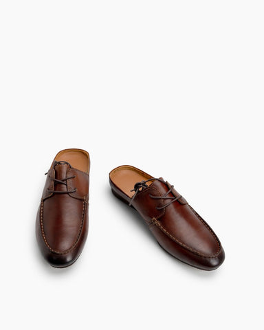Lace-up-Premium-Genuine-Leather-Breathable-Driving-Mules