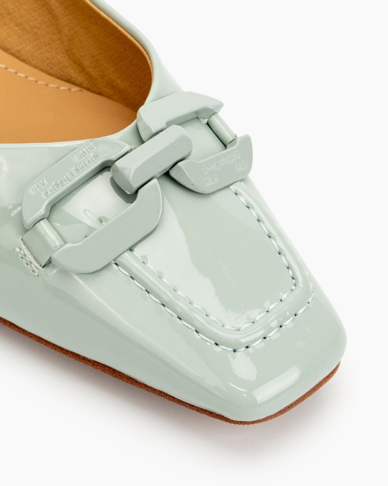 Horsebit-Square-Toe-Low-Kitten-Heel-Pumps