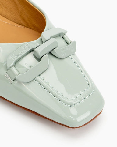 Horsebit-Square-Toe-Low-Kitten-Heel-Pumps