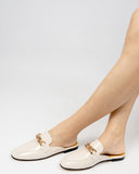 Metal-Decor-Patent-Leather-Flat-Mules