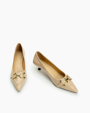 Retro-Metal-Decor-Pointed-Toe-Stiletto-Heels