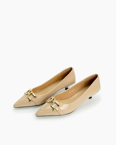 Retro-Metal-Decor-Pointed-Toe-Stiletto-Heels